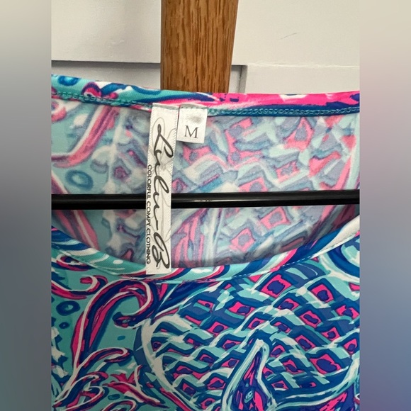 Lulu B Colorful Comfy Clothing Pineapple Shirt - sz Med - Picture 4 of 6